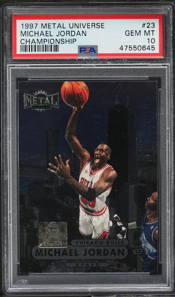 1997 Michael Jordan Metal Universe Championship Basketball #23