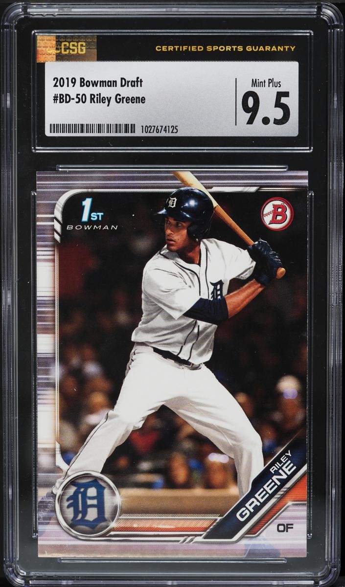 2019 Riley Greene Bowman Draft Baseball #BD-50