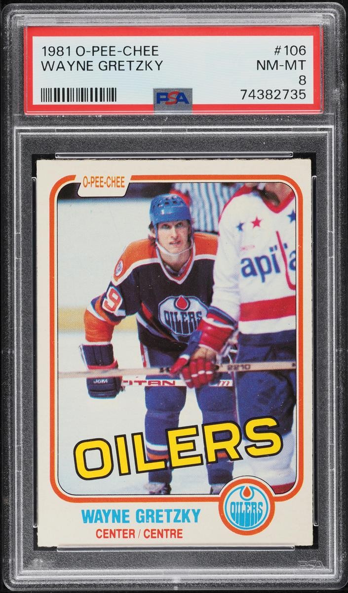 1981 Wayne Gretzky O-Pee-Chee Hockey #106