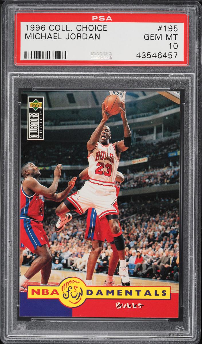 1996 Michael Jordan Upper Deck Collector's Choice Basketball #195