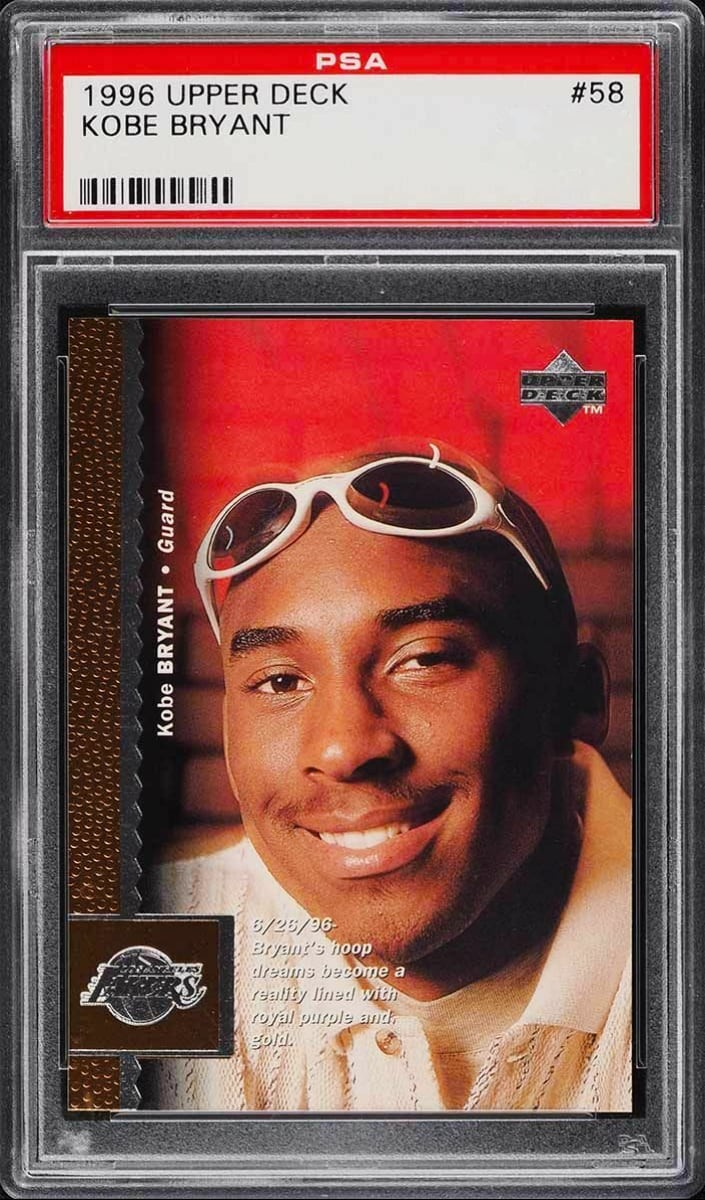 1996 Kobe Bryant Upper Deck Basketball #58
