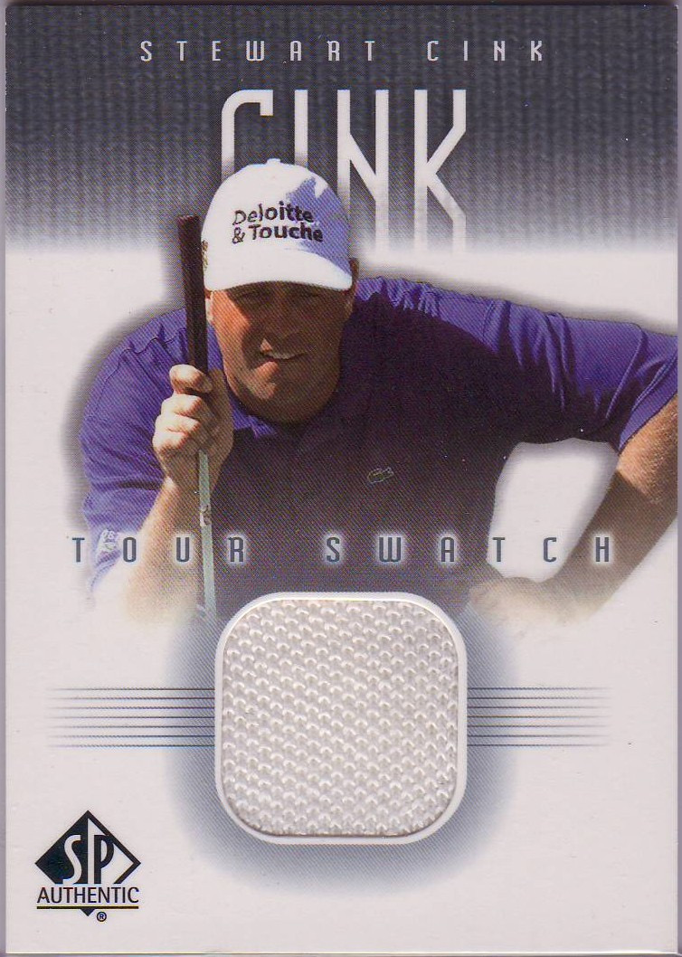 2001 Stewart Cink SP Tour Swatch #SC-TS