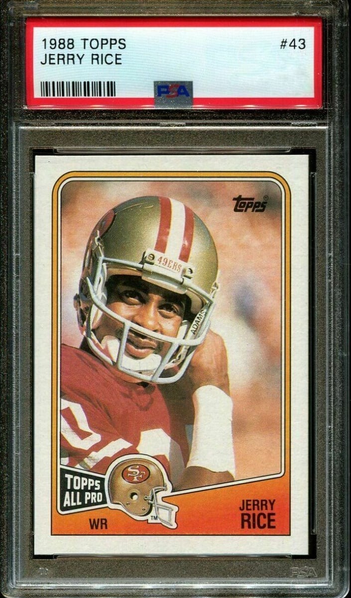 1988 Jerry Rice Topps Football #43
