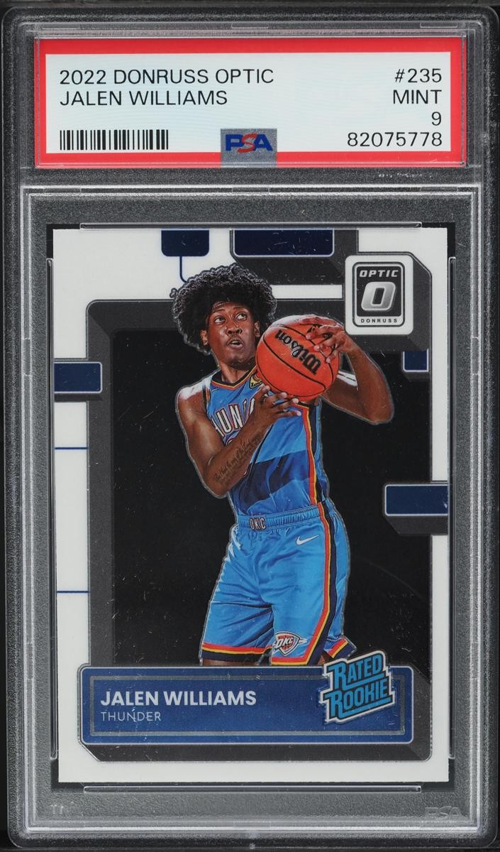2022 Jalen Williams Donruss Optic Basketball #235