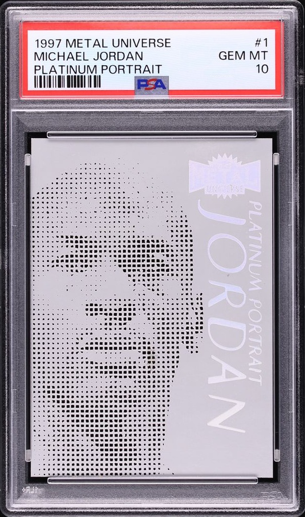 1997 Michael Jordan Metal Universe Basketball #1PP