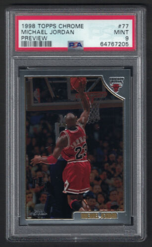 1998 Michael Jordan Topps Chrome Basketball #77