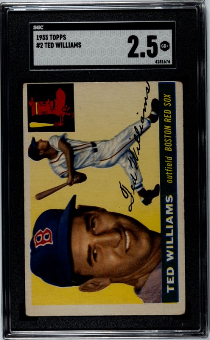 1955 Ted Williams Topps Baseball #2