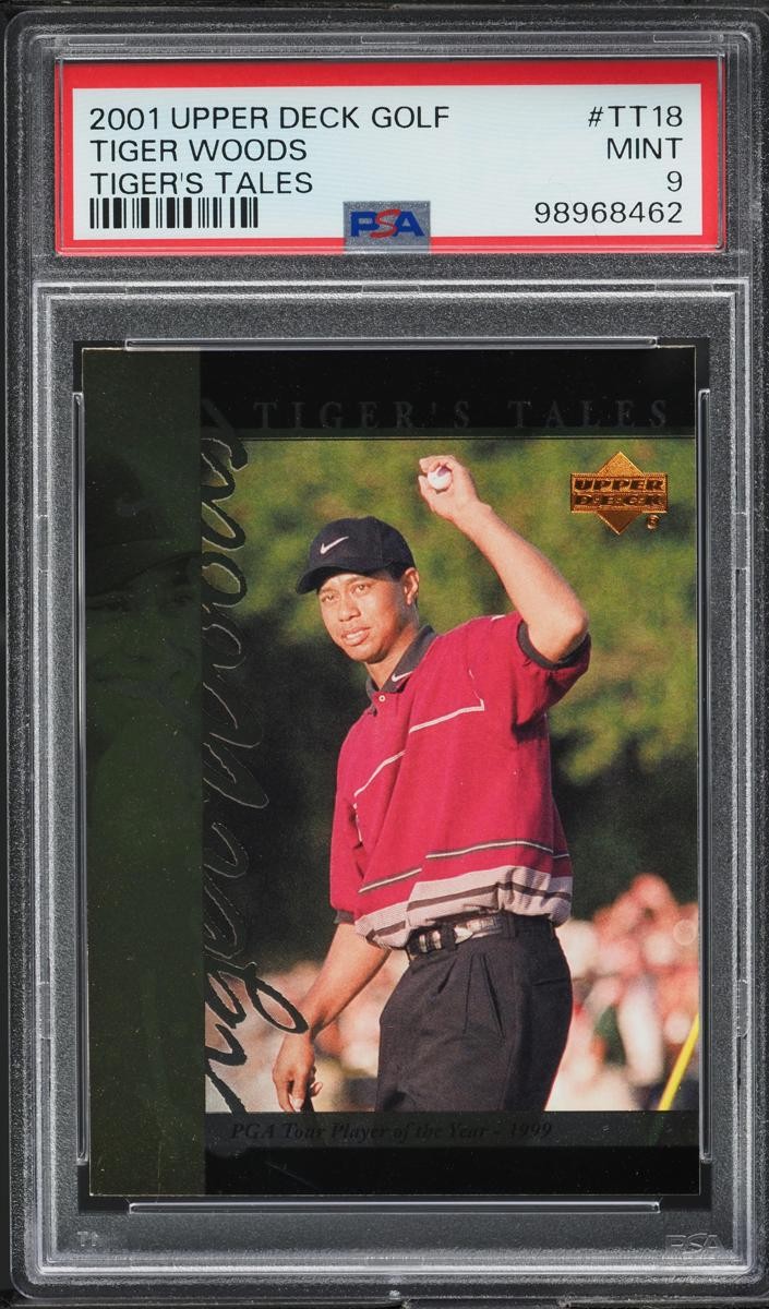 2001 Tiger Woods Upper Deck Golf #TT18 (Tiger's Tales)