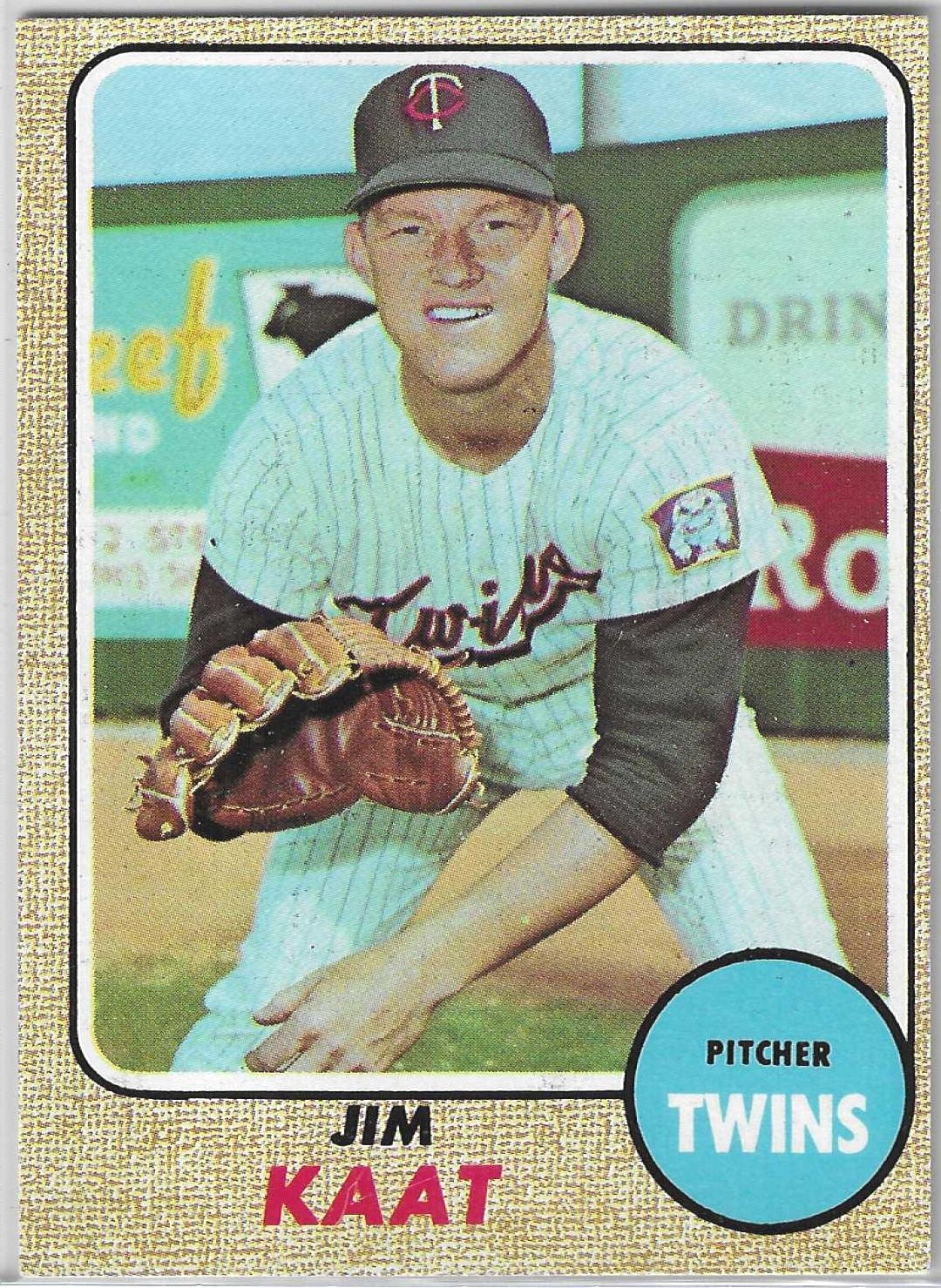 1968 Jim Kaat Topps Baseball #450
