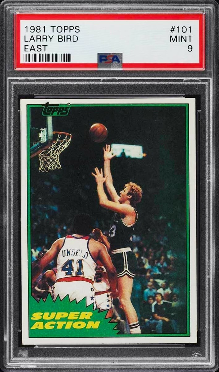 1981 Larry Bird Topps Basketball #101