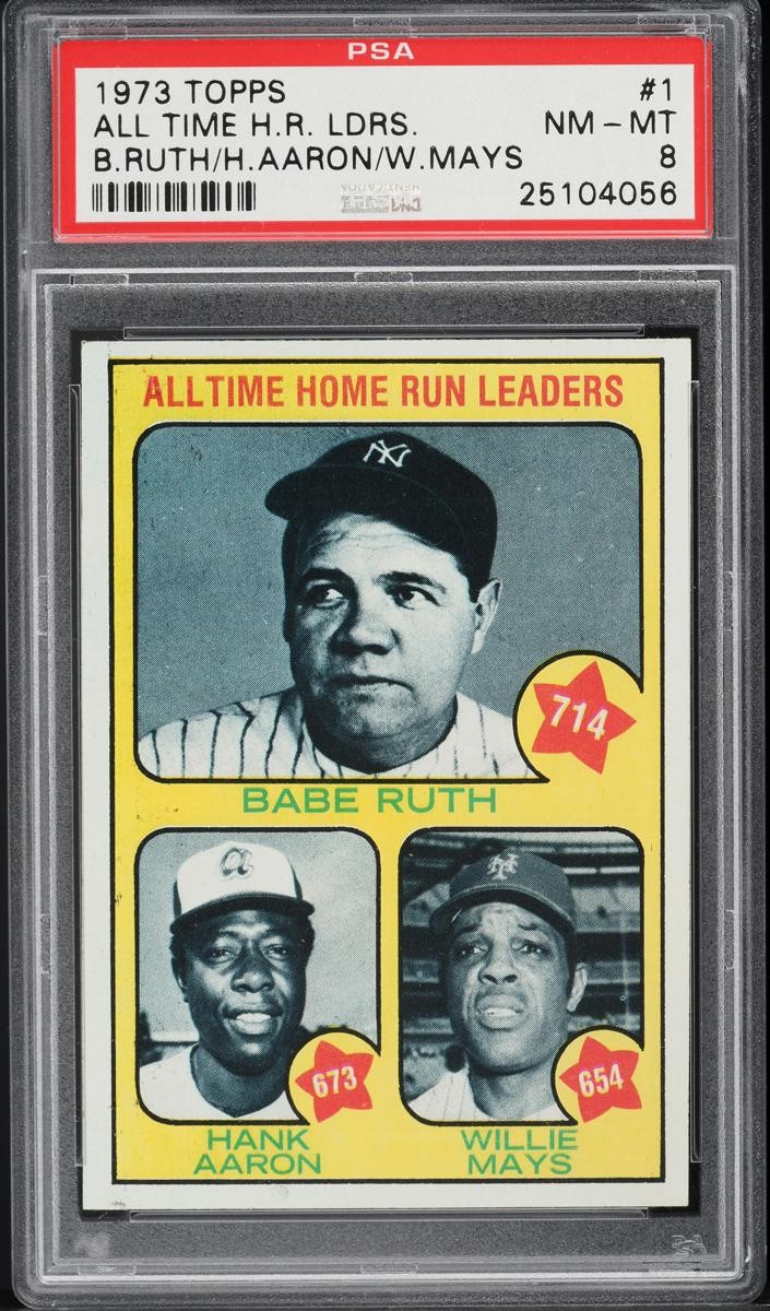1973 Babe Ruth Topps Baseball #1