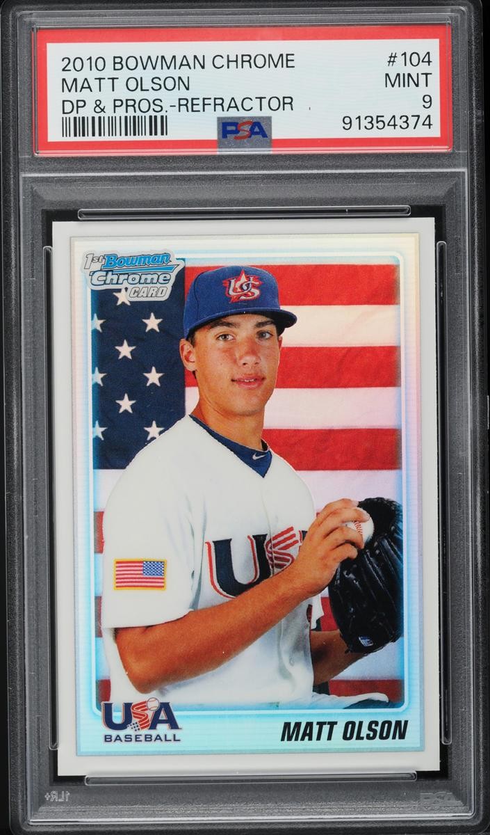 2010 Matt Olson Bowman Draft Picks & Prospects Baseball #BDPP104