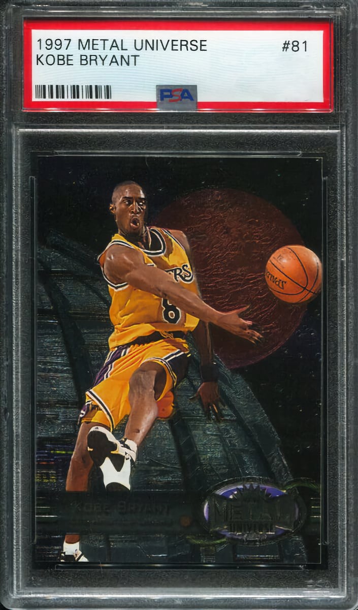 1997 Kobe Bryant Metal Universe Basketball #81
