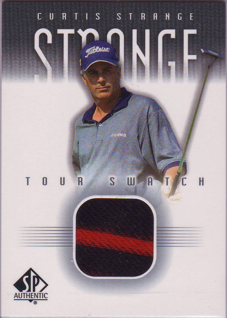 2001 Curtis Strange SP Tour Swatch #ST-TS