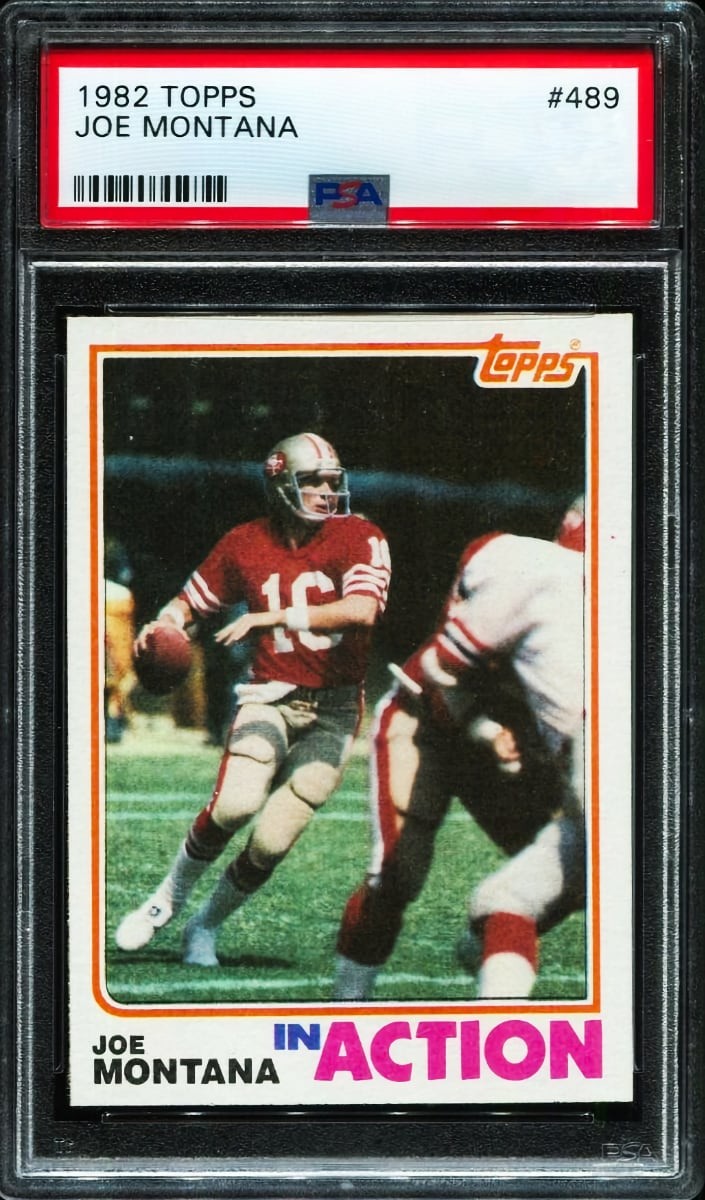 1982 Joe Montana Topps Football #489