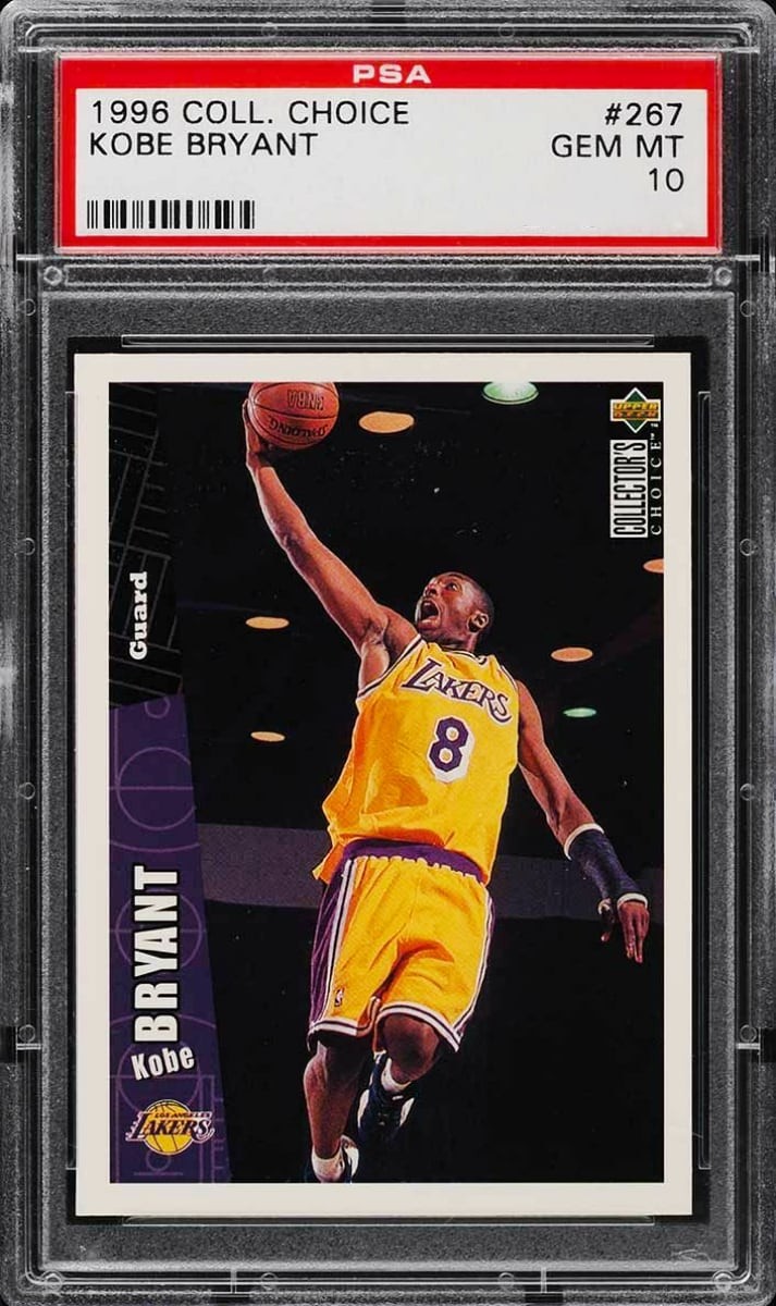 1996 Kobe Bryant Upper Deck Collector's Choice Basketball #267