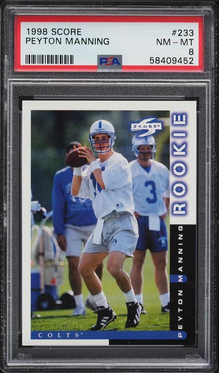 1998 Peyton Manning Score Football #233