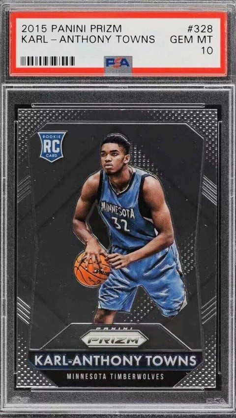 2015 Karl-Anthony Towns Panini Prizm Basketball #328