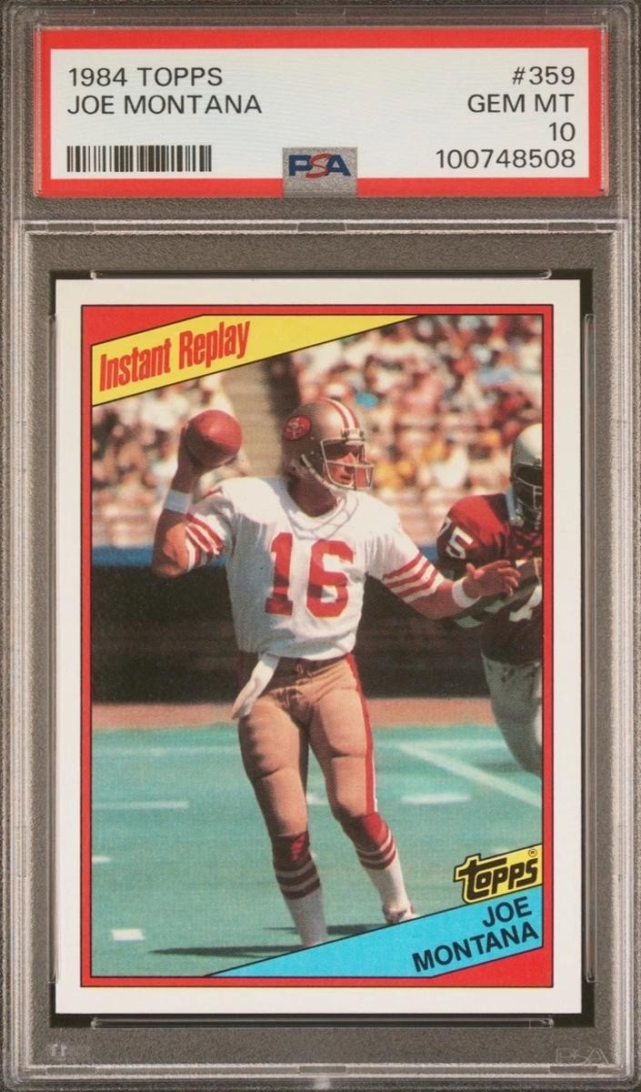 1984 Joe Montana Topps Football #359