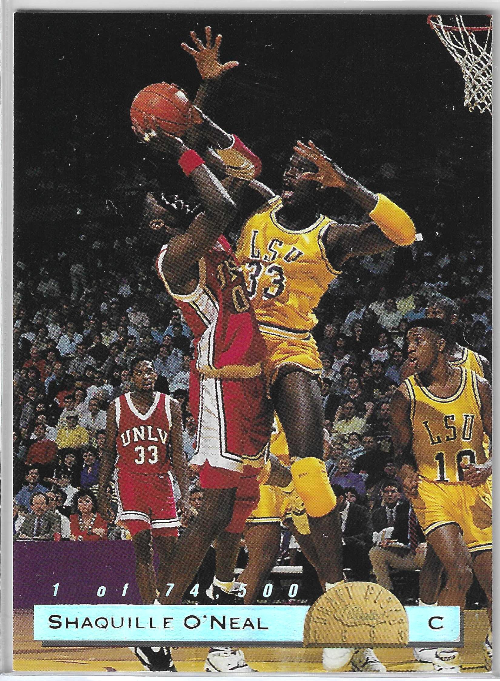 1993 Shaquille O'Neal Classic Draft Picks #LP9