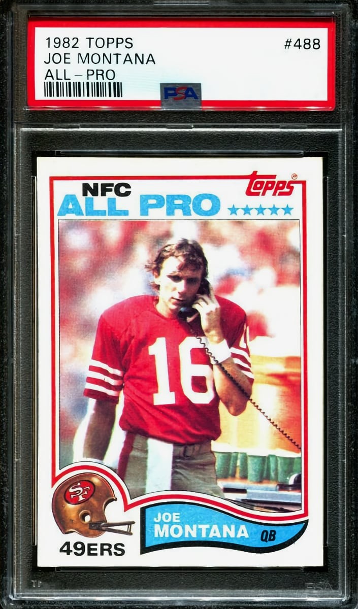 1982 Joe Montana Topps Football #488