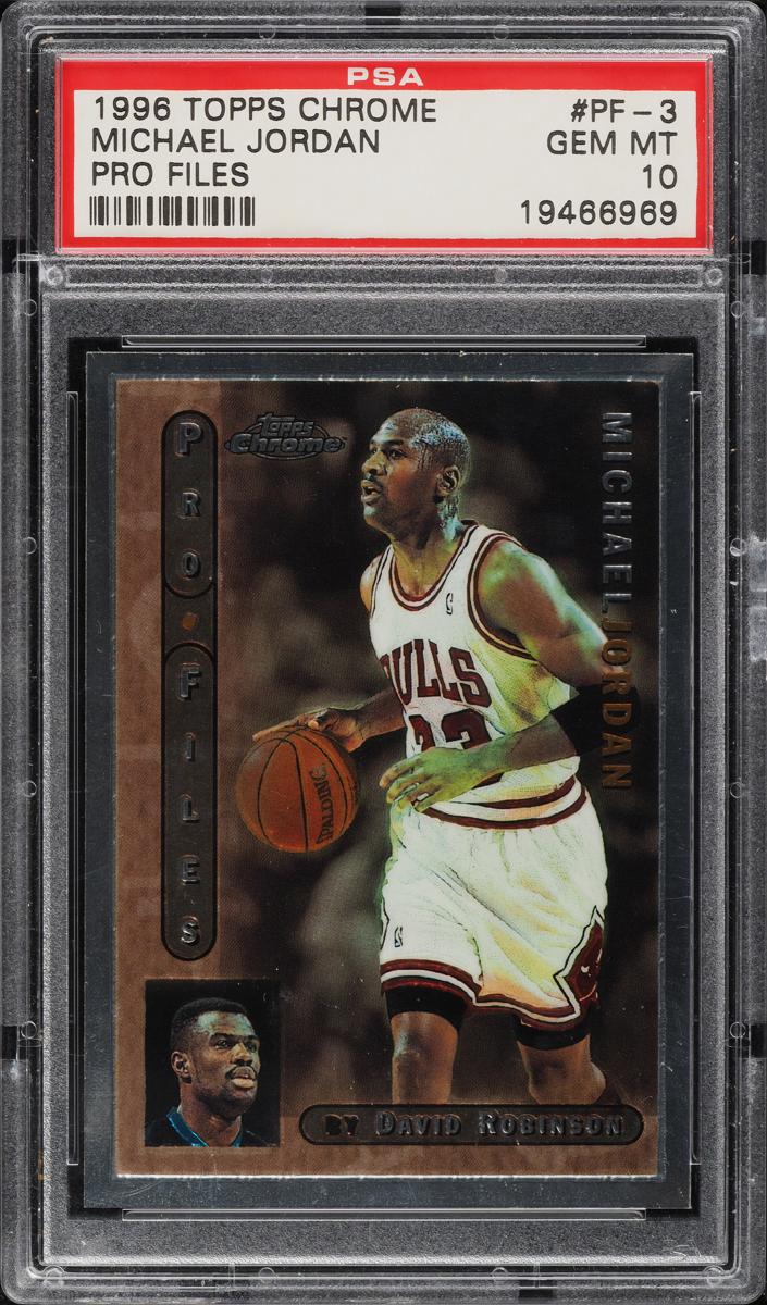 1996 Michael Jordan Topps Chrome Basketball #PF-3
