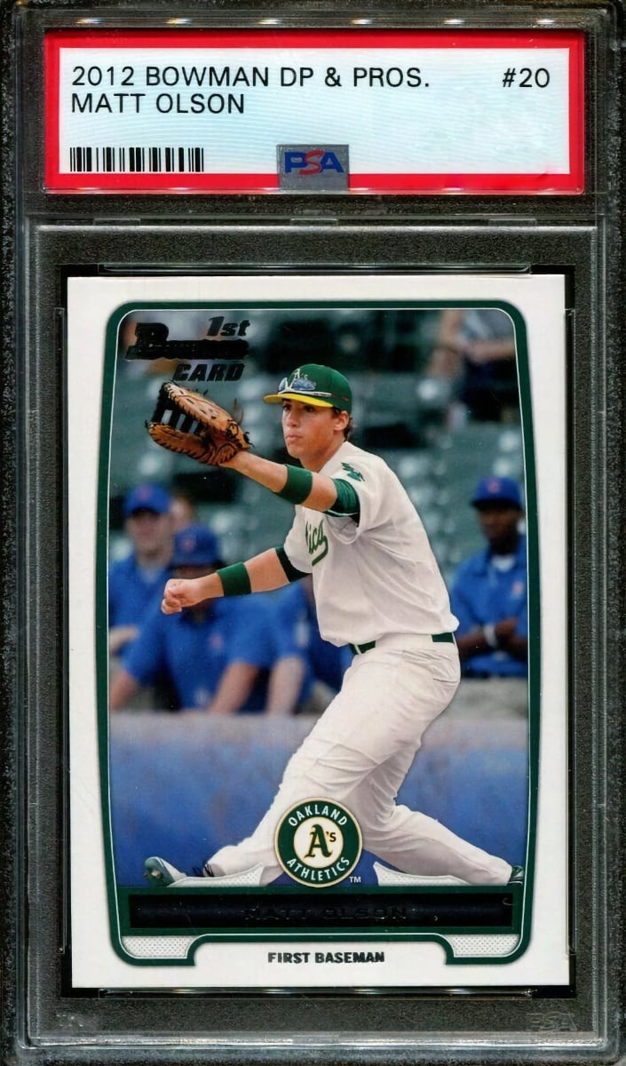 2012 Matt Olson Bowman Draft Baseball #BDPP20