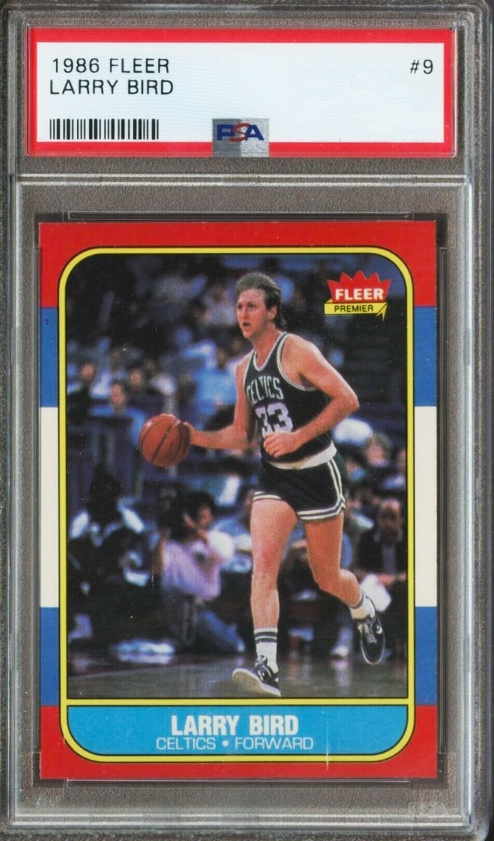 1986 Larry Bird Fleer Basketball #9