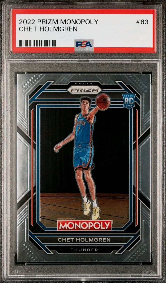 2022 Chet Holmgren Panini Prizm Monopoly Basketball #63