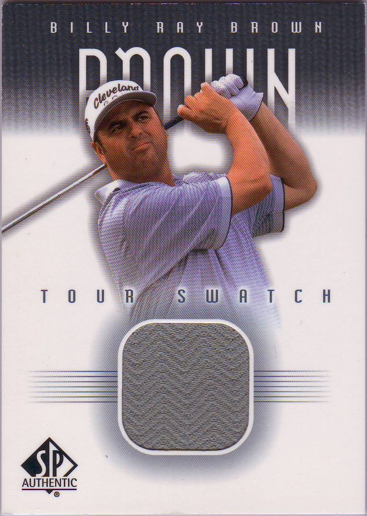 2001 Billy Ray Brown SP Tour Swatch #BB-TS