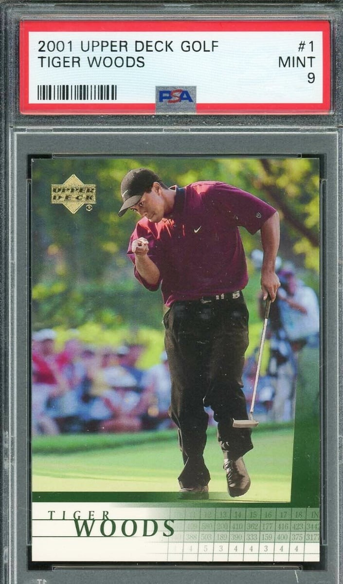 2001 Tiger Woods Upper Deck Golf #1