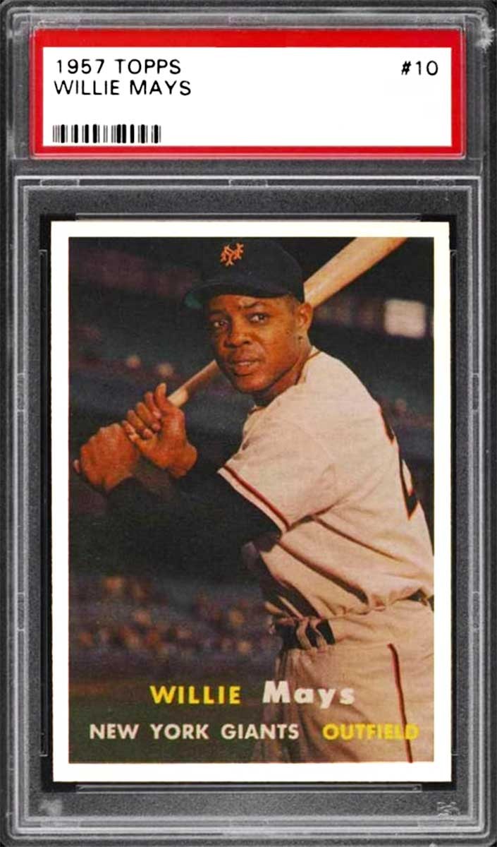 1957 Willie Mays Topps Baseball #10