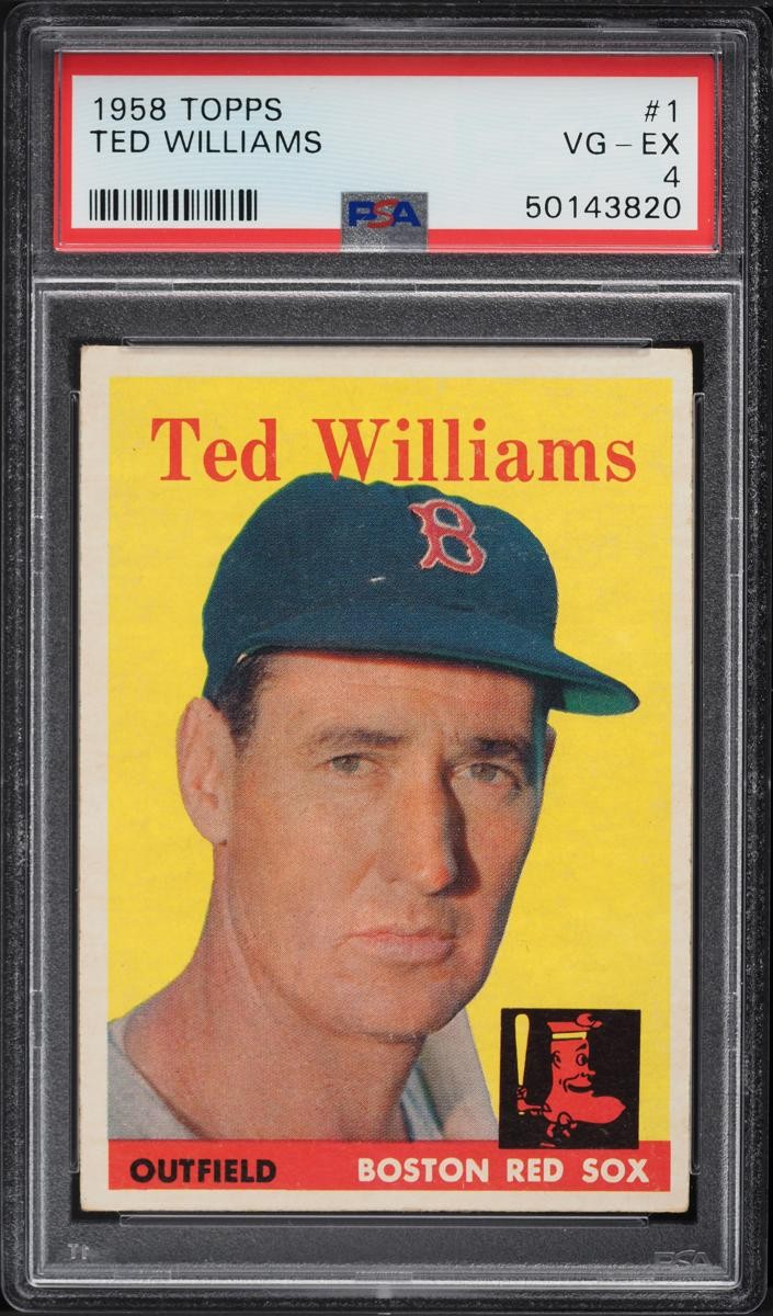 1958 Ted Williams Topps Baseball #1