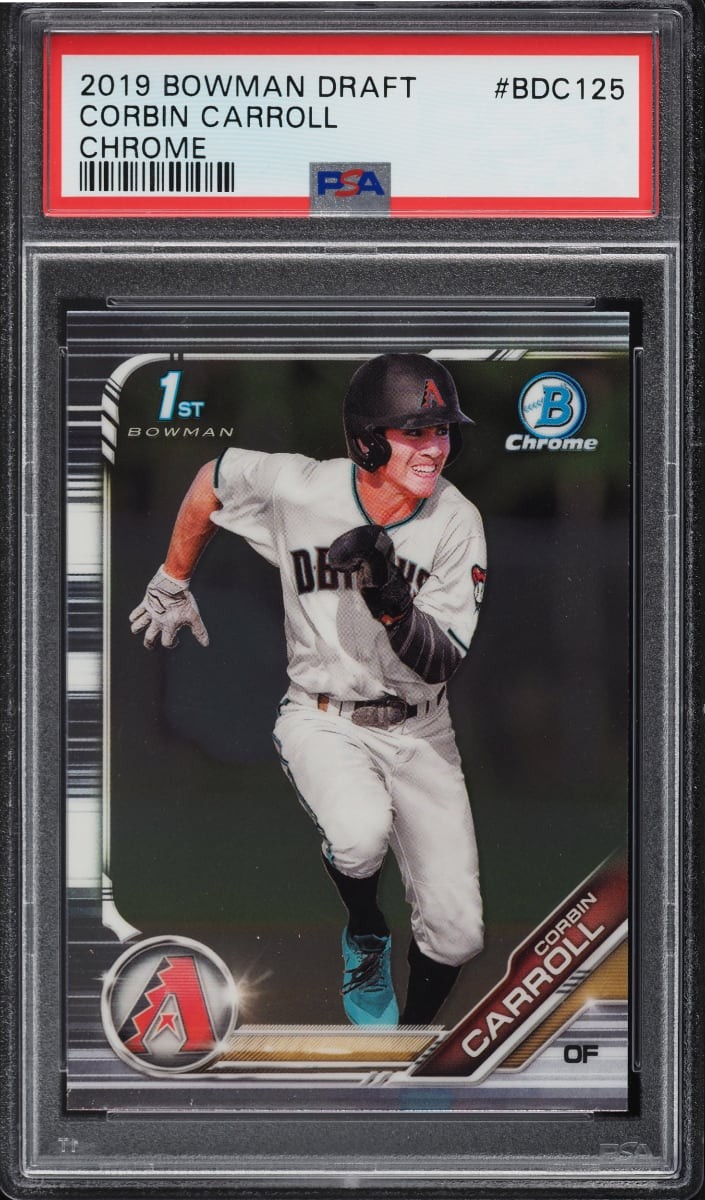 2019 Corbin Carroll Bowman Draft Baseball #BDC-125