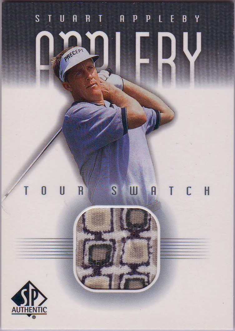 2001 Stuart Appleby SP Tour Swatch #SA-TS