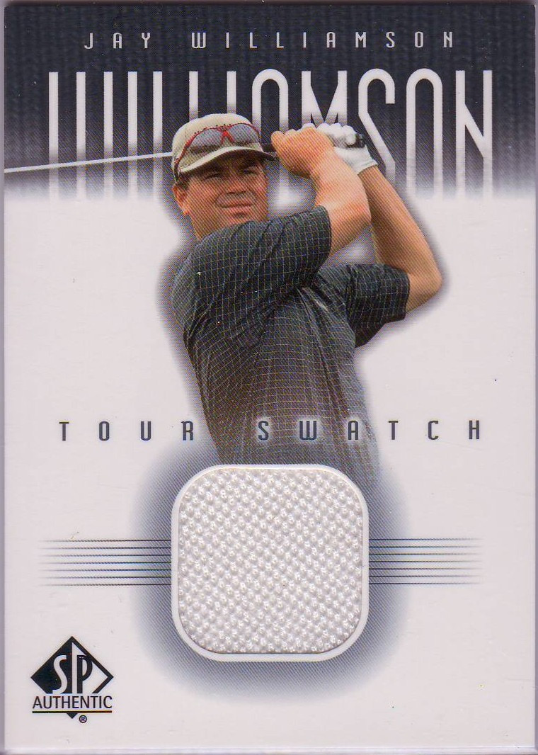 2001 Jay Williamson SP Tour Swatch #JW-TS (Tour Swatch)