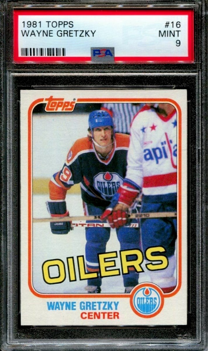 1981 Wayne Gretzky Topps Hockey #16