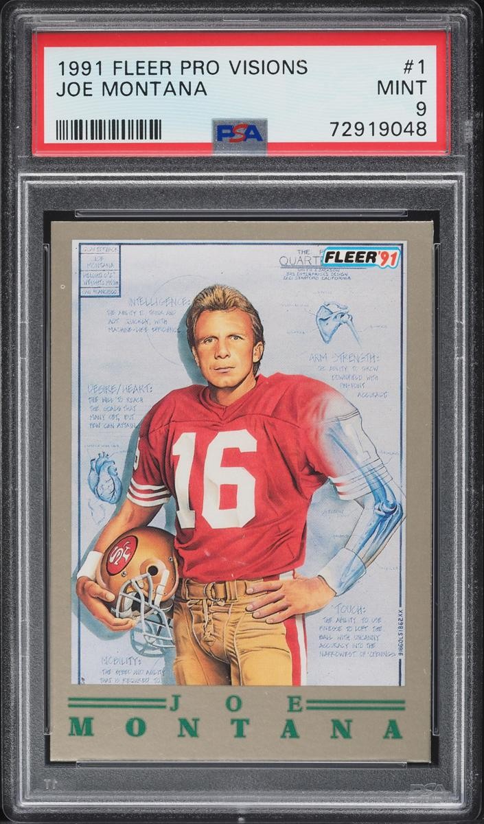 1991 Joe Montana Fleer Football #1