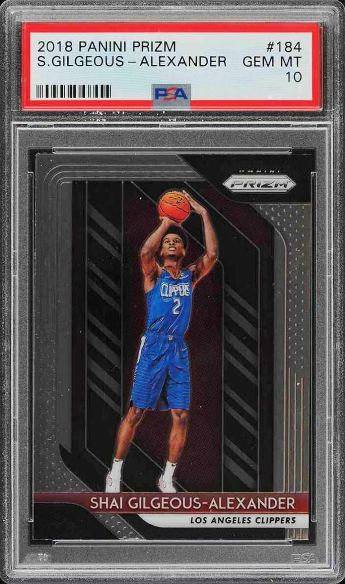 2018 Shai Gilgeous-Alexander Panini Prizm Basketball #184