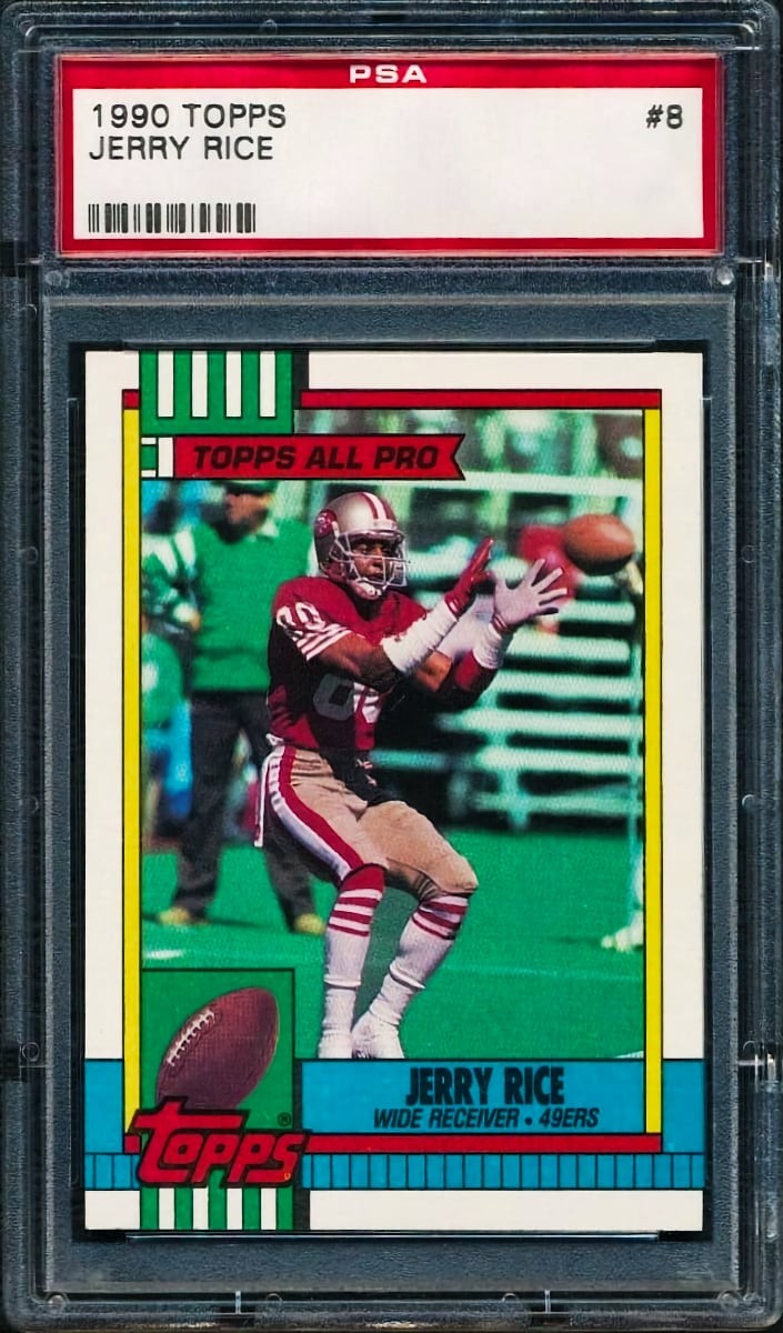 1990 Jerry Rice Topps Football #8