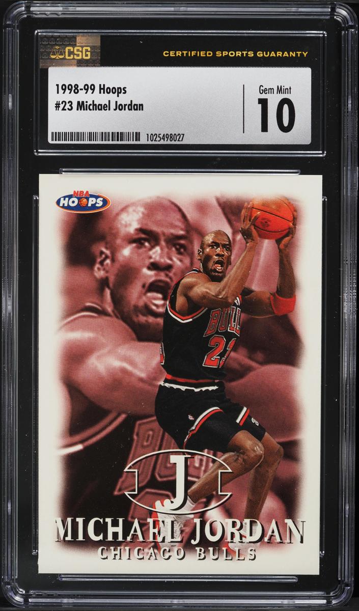 1998 Michael Jordan Hoops Basketball #23