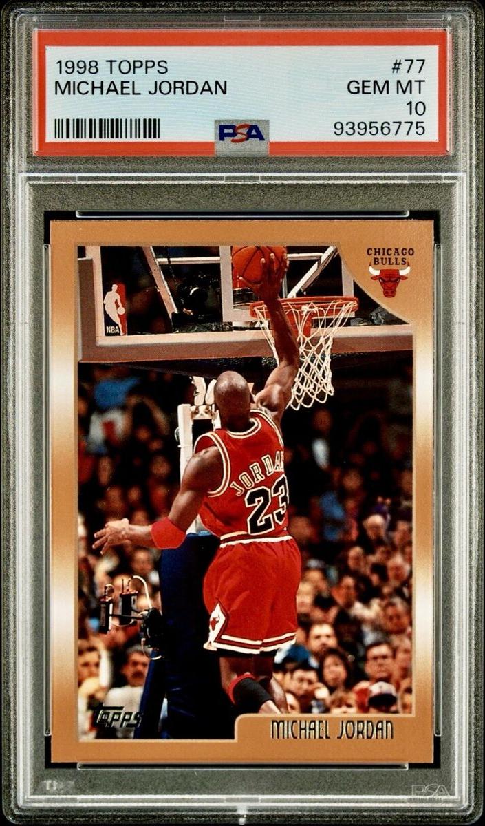 1998 Michael Jordan Topps Basketball #77
