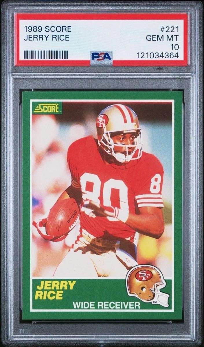1989 Jerry Rice Score Football #221
