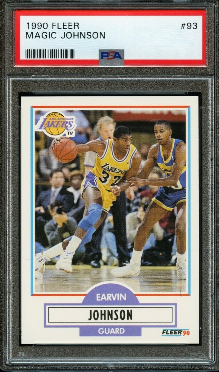1990 Magic Johnson Fleer Basketball #93