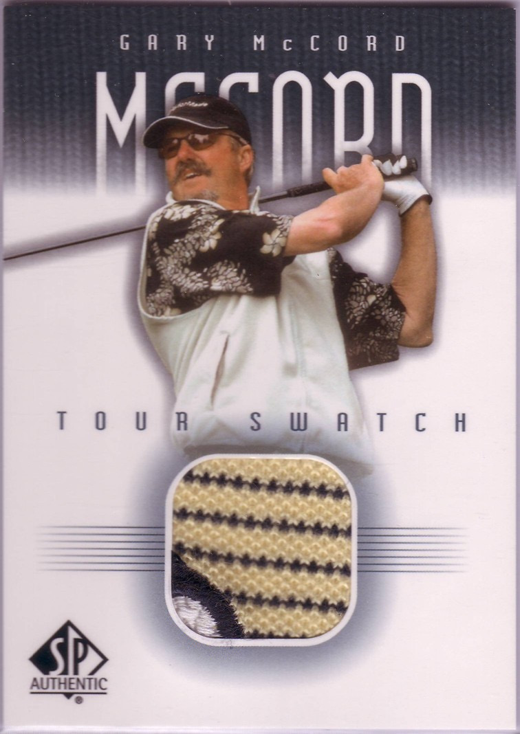 2001 Gary McCord SP Tour Swatch #GM-TS