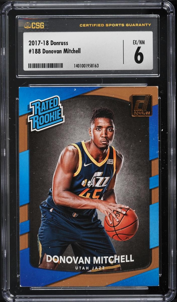 2017 Donovan Mitchell Panini Donruss Basketball #188