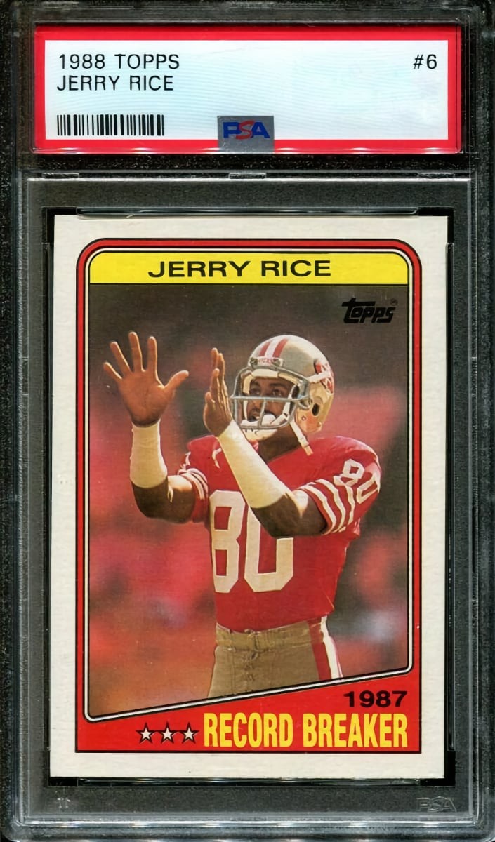 1988 Jerry Rice Topps Football #6