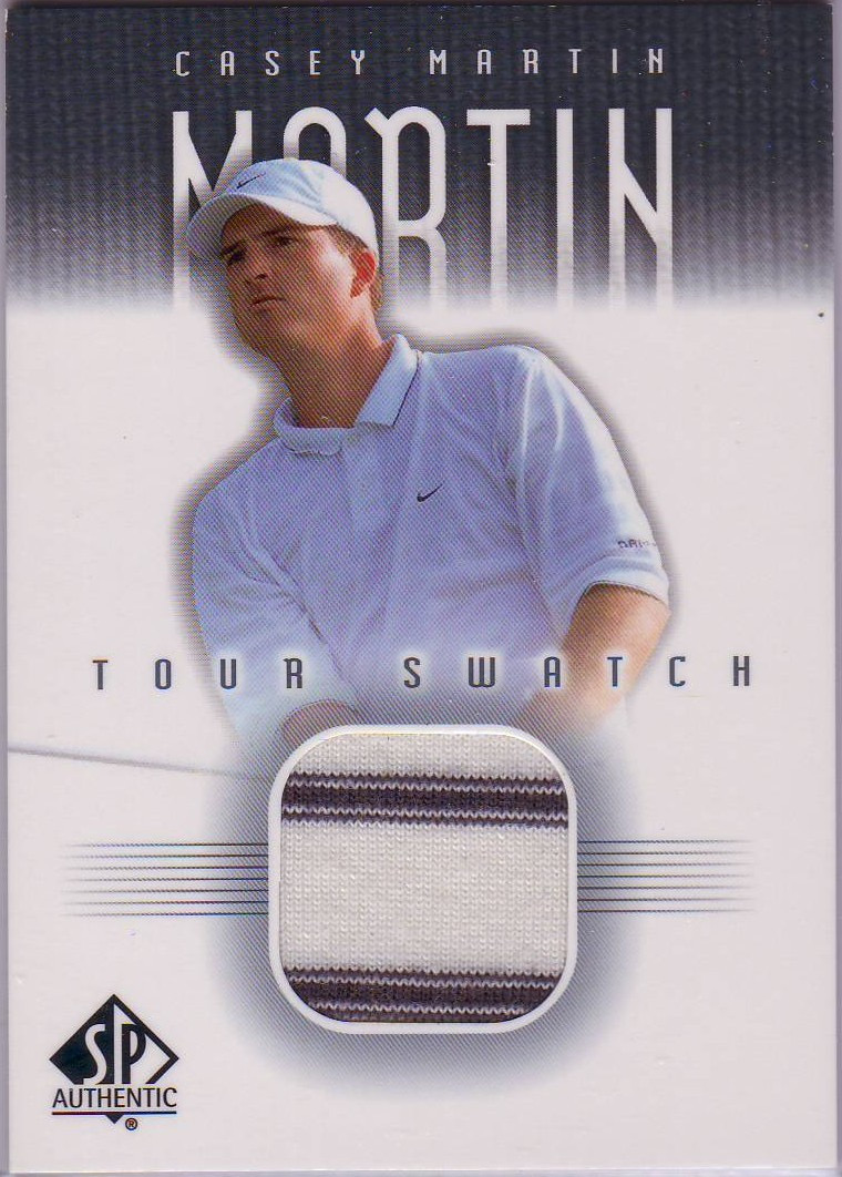 2001 Casey Martin SP Tour Swatch #CM-TS