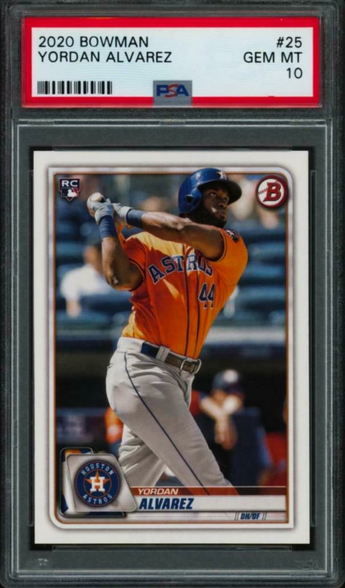 2020 Yordan Alvarez Bowman Baseball #25