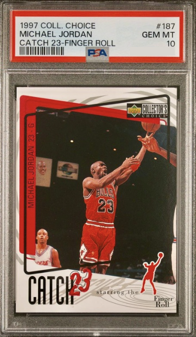 1997 Michael Jordan Upper Deck Collector's Choice Basketball #187